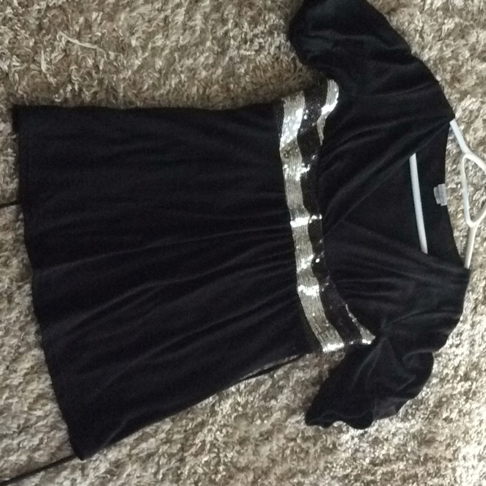 Black dress top